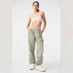 ALO Yoga Sage Green Track Pants